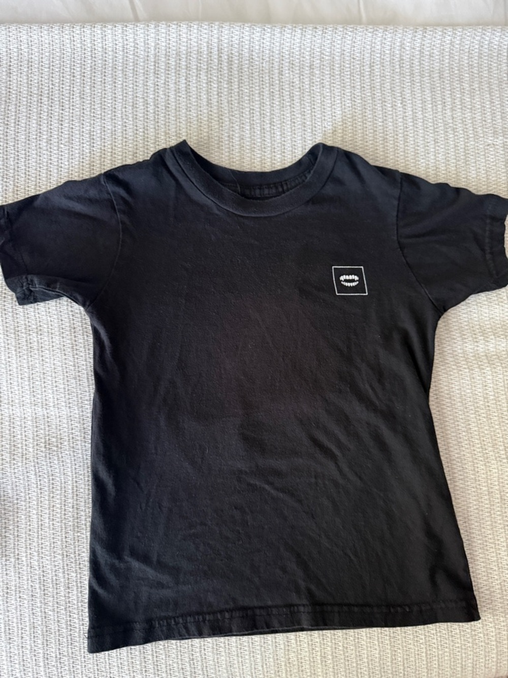 Black Short-Sleeve Kids Graphic Tee